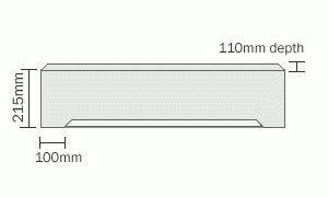 head chamfered tech drawing